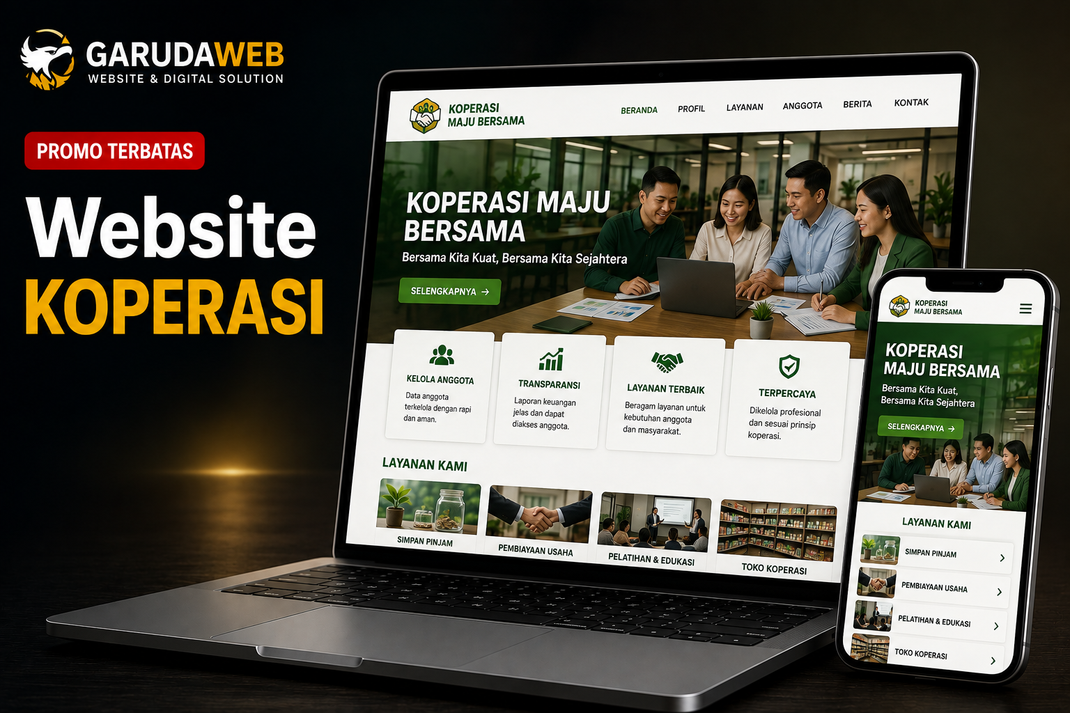 Website Koperasi