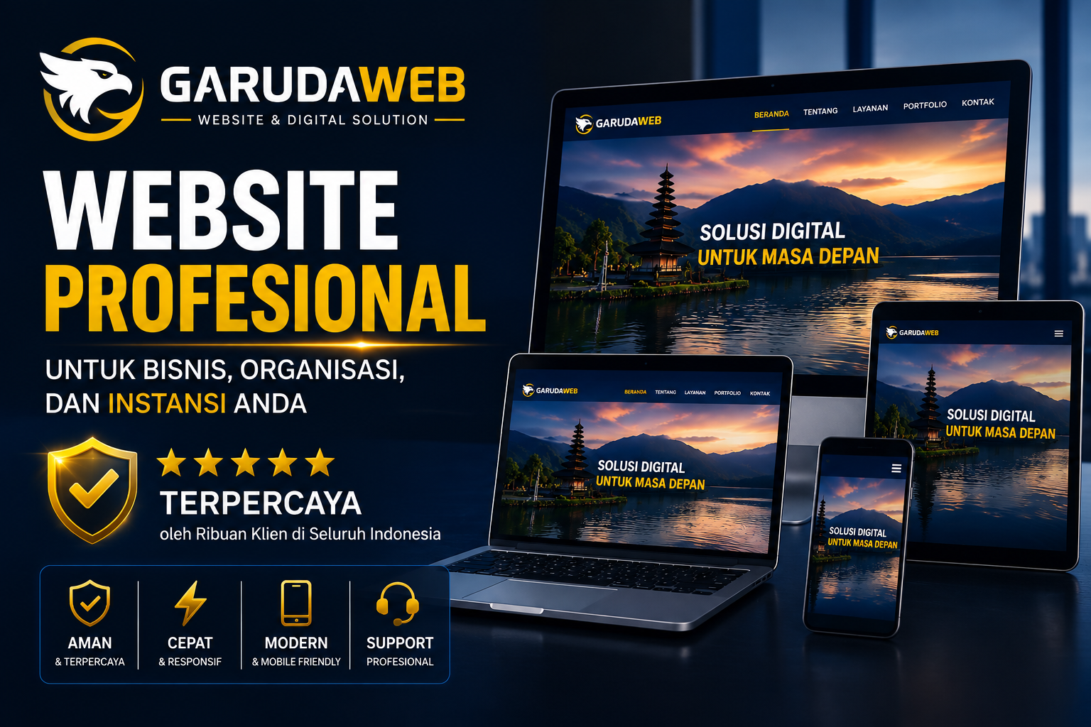 Layanan website dan solusi digital GARUDAWEB